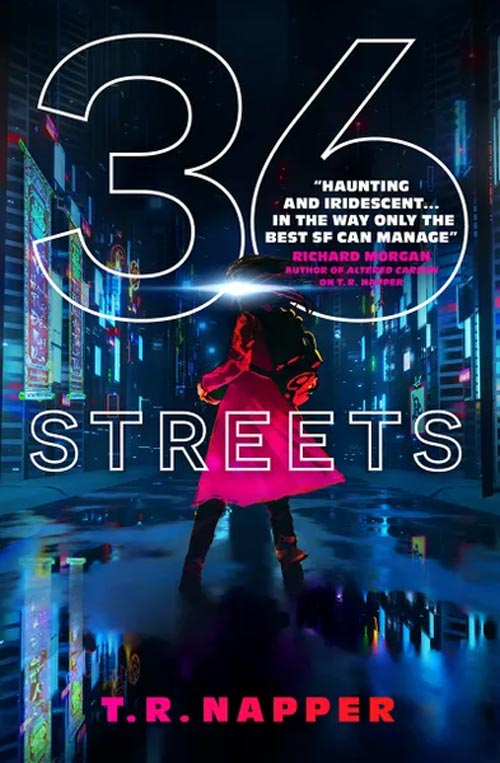 Book cover of 36 Streets by T R Napper