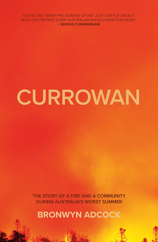 Currowan by Bronwyn Adcock, book cover