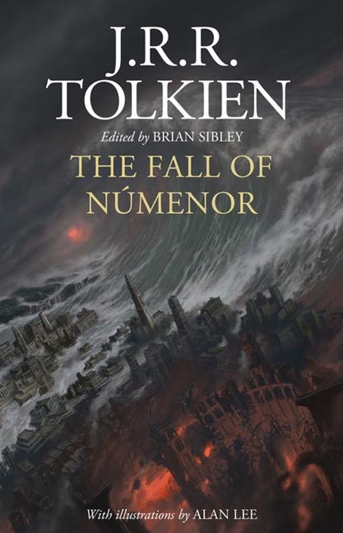 The Fall of Númenor, edited by Brian Sibley, book cover