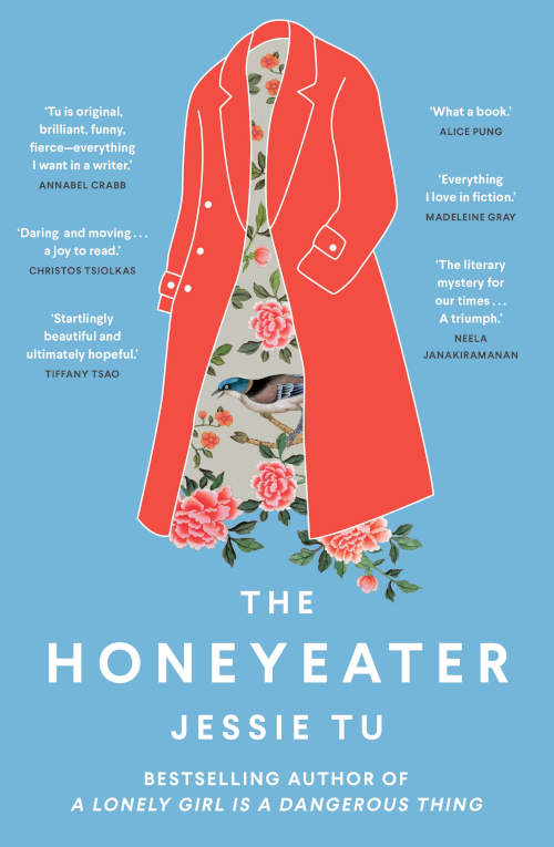 Cover image of The Honeyeater, the new novel by Jessie Tu.