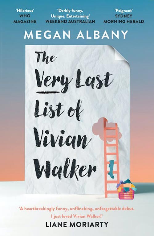 The Very Last List of Vivian Walker, Megan Albany, book cover