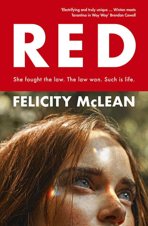 Red, by Felicity McLean, bookcover