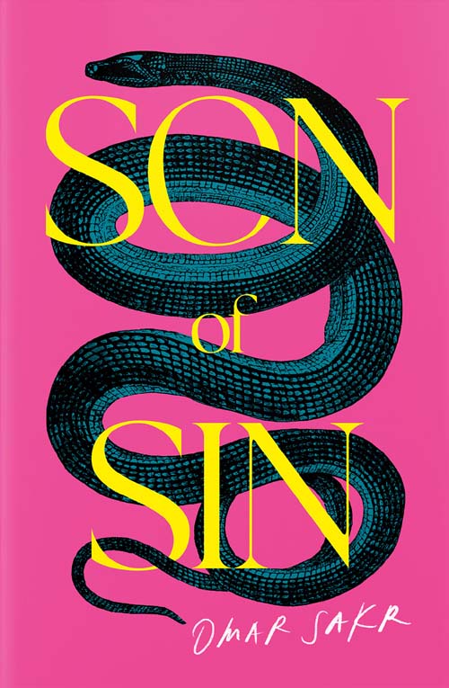 Book cover of Son of Sin by Omar Sakr, designed by Amy Daoud