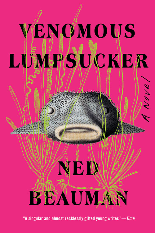 Venomous Lumpsucker by Ned Beauman, book cover
