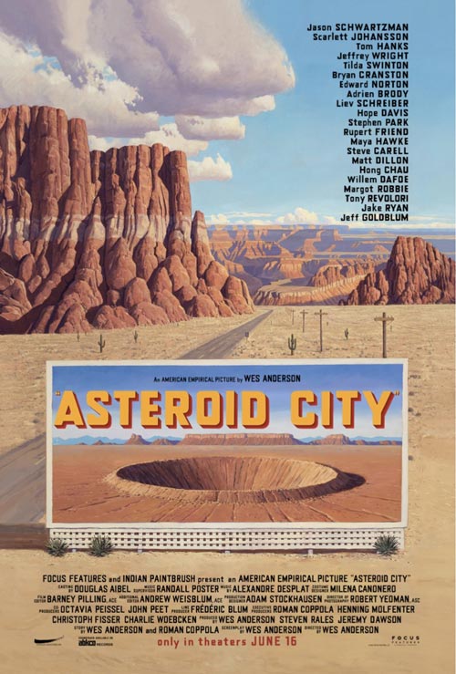 Asteroid City by Wes Anderson, film poster