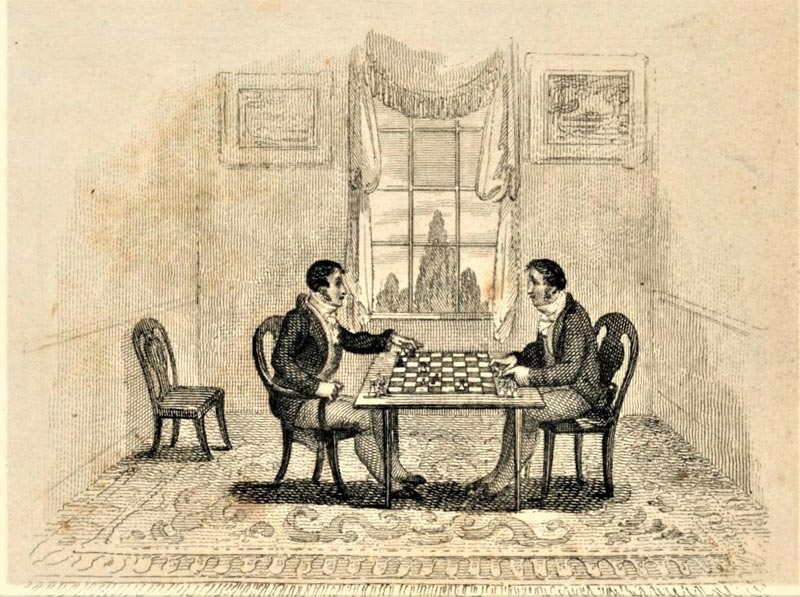 Illustration from Stamma on the Game of Chess, 1818 edition