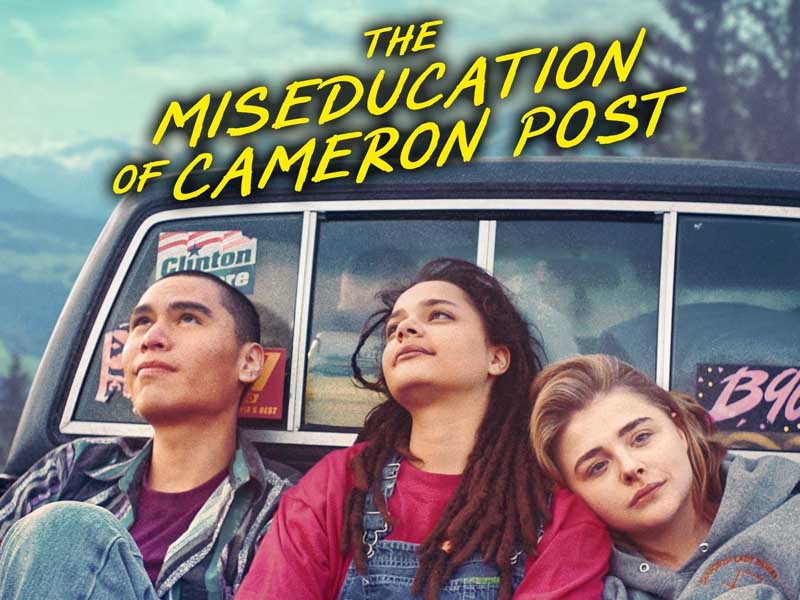 Movie poster for The Miseducation of Cameron Post, featuring Chloe Grace Moretz