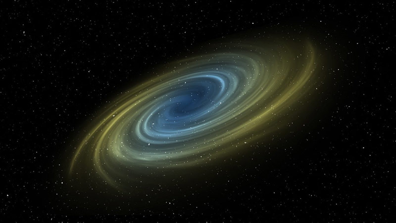 Spiral galaxy, image by A Owen