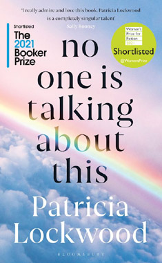 No One Is Talking About This, by Patricia Lockwood, book cover
