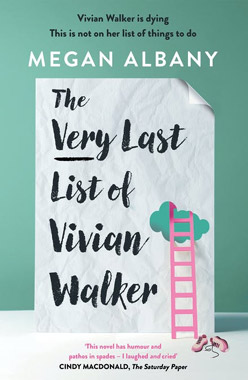 The Very Last List of Vivian Walker, Megan Albany, book cover